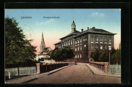 AK Demmin, Blick Zur Knabenschule - Demmin