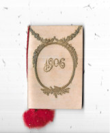 MINI CALENDRIER De 1906 -  PUB MERCERIE-BONNETERIE Gaston DORE à CHARTRES - BAR 23 - - Small : 1901-20