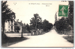 18 GRACAY - Avenue De La Gare. - Graçay