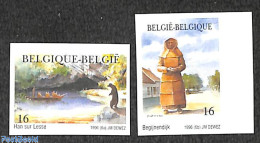 Belgium 1996 Tourism 2v, Imperforated, Mint NH, History - Various - Geology - Tourism - Nuovi