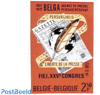Belgium 1972 Belga Press Agency 1v, Imperforated, Mint NH, History - Newspapers & Journalism - Ongebruikt