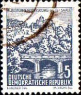 Rda Poste Obl Yv: 529A Mi:835 Burgruine Rudelsburg An Der Saale (Beau Cachet Rond) - Bridges