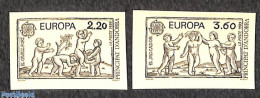 Andorra, French Post 1989 Europa, Children Games 2v, Imperforated, Mint NH, History - Various - Europa (cept) - Toys &.. - Unused Stamps