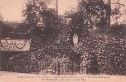 Frameries - Pensionnat Du Sacré Coeur -  La Grotte De N.D De Lourdes Dans Le Parc - Frameries