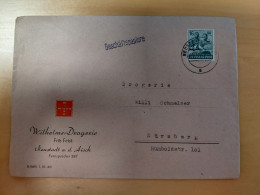 16 Pfennig - Brief -Neustadt/ Aisch - Werbung - Brieven En Documenten