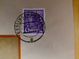 6 Pfennig - Brief - Esslingen - 07.04.1948 - Brieven En Documenten