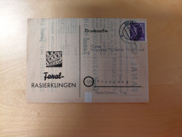 6 Pfennig - Werbung- Sulzbach Rosenberg 09.04.1948 - Brieven En Documenten