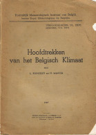 Hoofdtrekken Van Het Belgisch Klimaat (door L. Poncelet En H. Martin - 1947) - Andere & Zonder Classificatie