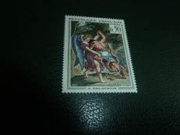 Eugène Delacroix (1798-1863) - Lutte De Jacob Avec L'Ange - 50c. - Yt 1376 - Polychrome - Neuf - Année 1963 - - Autres & Non Classés