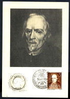 Espagne 1954 / Cartes Maximum / Litterateurs Espagnols - LES 4 CARTES - Cartes Maximum