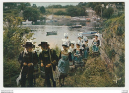 Folklore Bretagne Costumes Au Pays Des Ajoncs Promenade Sur Les Bords Du Belon Postée De Chateauneuf Du Faou - Châteauneuf-du-Faou
