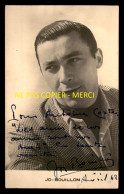 AUTOGRAPHE - JO BOUILLON (1908-1984) - CHEF D'ORCHESTRE ET VIOLONISTE - EPOUX DE JOSEPHINE BAKER - FORMAT 18 X 11 CM - Signiert