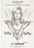 CPM FRANCE THEMES ARTS - Marianne Officielle Du Bicentenaire De La Révolution Française Par Roger-Louis Chavanon - Articles Of Virtu