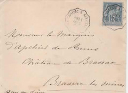 FRANCIA  AMBULANTE FERROCARRIL RAILWAY LE CROISIC A SAVENAY - Lettres & Documents