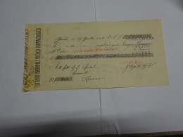 ROMA  -- ASSEGNO BANCARIO   PRIVATO  ---  ISTITUTO NAZIONALE MEDICO FARMACOLOGICO - Cheques En Traveller's Cheques
