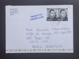 2021 Envelope Circulated From  POLSKA, For BRAZIL - PRIORITAIRE MAIL - Briefe U. Dokumente