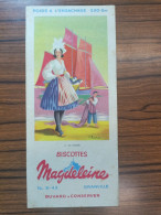 BUVARDS BISCOTTES Magdeleine (Granville) "en Vendée" - Zwieback