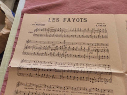 VP-4027 , Partitions , Musique, LES FAYOTS , Paroles De Louis BOUSQUET, Musique De FRESIA - Scores & Partitions