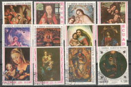 ECUADOR : 777-83 + LP/PA/Air 482-6 (0)  - 1967 - Congrès Eucharistique - Tableaux - Paintings - Ecuador