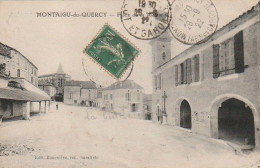 ZY 120-(82) MONTAIGU DU QUERCY - PLACE DE LA MAIRIE - 2 SCANS - Montaigu De Quercy