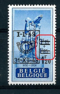 Fondation Anseele Surchargé : N° 806** - Surcharge Plus épaisse - 1961-1990