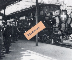 Delcampe - Gare De Berne En 1927 - Locomotive Ae 3/62 Décorée Avènement Traction électrique Genève- Lac De Constance Reproduction - Bern