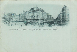 13* MARSEILLE   Les Quais Et La Rue Cannebiere   RL39.0541 - Canebière, Stadscentrum