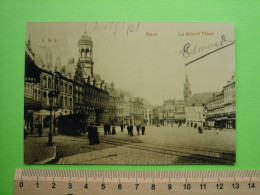 Photo - Mons - La Grand Place - Tram - Tramway - Mons