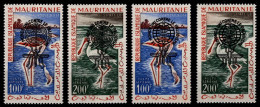 Mauretanien VII-VIII Typ I+II (178-179 Aufdruck) Postfrisch #OM503 - Mauritania (1960-...)