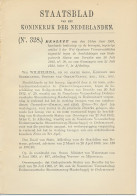 Staatsblad 1933 : Autobusdienst Coevorden - Emmen Enz. - Historical Documents