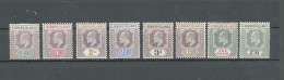 1902 Leeward Islands - Stanley Gibbons N. 20-27 - Serie Non Completa - MH* - Other & Unclassified