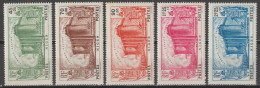 NIGER - 1939 - REVOLUTION SERIE COMPLETE YVERT N°69/73 * MLH - COTE = 95 EUR. - 1939 150e Anniversaire De La Révolution Française