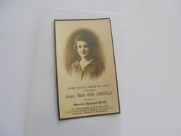Souvenir Pieux Décès De Madame Jeanne Marie Odile LIBIOULLE Hemptinne 1901 Ixelles 1931 Epouse De Mr Raymond Colas - Overlijden