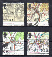 UK, GB, Great Britain, Used, 1991, Michel 1363 - 1366, Land Surveying - Usati