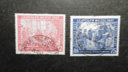 Kontrollrat Mi.965/966 Gestempelt SST Hamburg - Afgestempeld