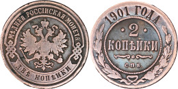 RUSSIE - 1901 - 2 Kopecks - Saint Petersburg - 26-409 - Russie