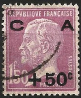 Pasteur CA 1929 - YT 254 Oblitéré - 1927-31 Caisse D'Amortissement
