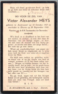 Bidprentje Austruweel - Meys Victor Alexander (1927-1942) - Devotion Images