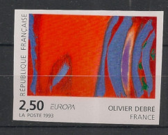 FRANCE - 1993 - N°YT. 2797 - Olivier Debré - VARIETE Non Dentelé / Imperf. - Neuf Luxe ** / MNH / Postfrisch - 1991-2000