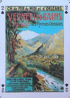 ► Carte à Jouer Grimaud (Dim 8 X 6 Cm) - Affiche  VERNET Les BAINS - Plakate