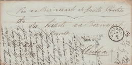 Österreich Vollständiger Vorphilabrief – 1856 – Von Gratzen Nach Weitra –  „NACH ABGANG DER POST" - ...-1850 Préphilatélie