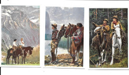 BT02 - IMAGES CIGARETTES REEMTSMA - A CHEVAL AU CANADA - Andere Merken