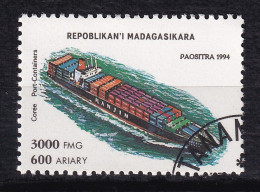 Timbre(s) Oblitéré(s) Madagascar  Répoblikan'I Madagasikara 1994 N°1411 Bateaux Navires Réf 10080 - Madagaskar (1960-...)