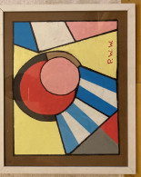 "Mutter Mit Kind", Abstraktes Gemälde Mit Wechselrahmen, Maße 300x370 Mm, - Sonstige & Ohne Zuordnung