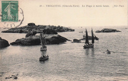 22 TREGASTEL LA PLAGE A MAREE HAUTE - Trégastel