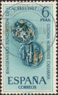 Espagne Poste Obl Yv:1488 Mi:1722 Ed:1829 Bimilenaro Fundacion De Caceres (TB Cachet Rond) - Monnaies