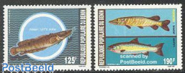 Benin 1989 Fish 2v, Mint NH, Nature - Fish - Benin - Dahomey (1960-...)