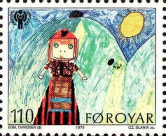 Feroe Poste N** Yv: 39/41 Année Internationale De L'Enfant - UNESCO