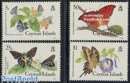 Cayman Islands 1988 Butterflies 4v, Mint NH, Nature - Butterflies - Iles Caïmans