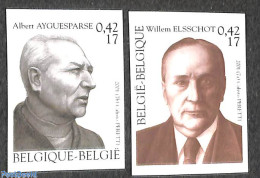 Belgium 2001 Literature 2v, Imperforated, Mint NH, Art - Authors - Nuovi